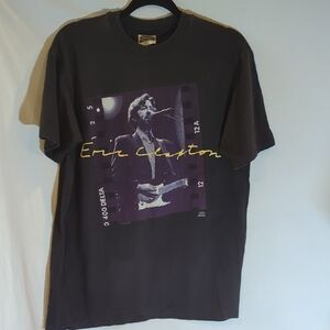 Vintage Eric Clapton 1992 Tour Band T-shirt L 42-44 Hanes Cotton